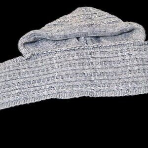 Cable Knit Hooded Scarf - 2-in-1 Winter Hat & Wrap
